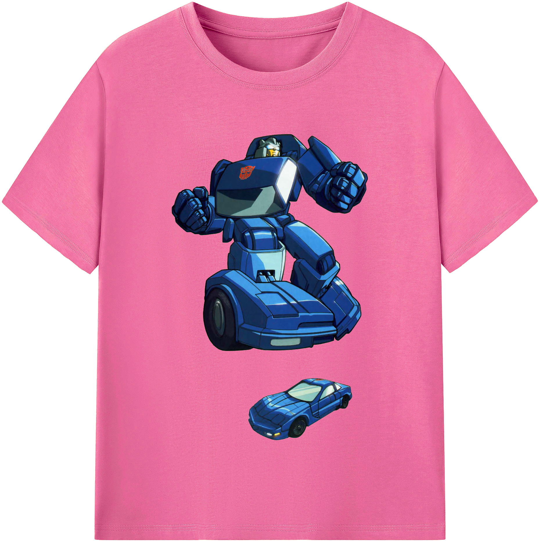 （画像用）  レディースカジュアルプリントTシャツ（綿100％）